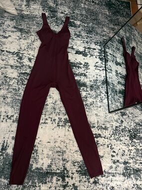 PINK Victoria's Secret Deep Wine Sport Jumpsuit
